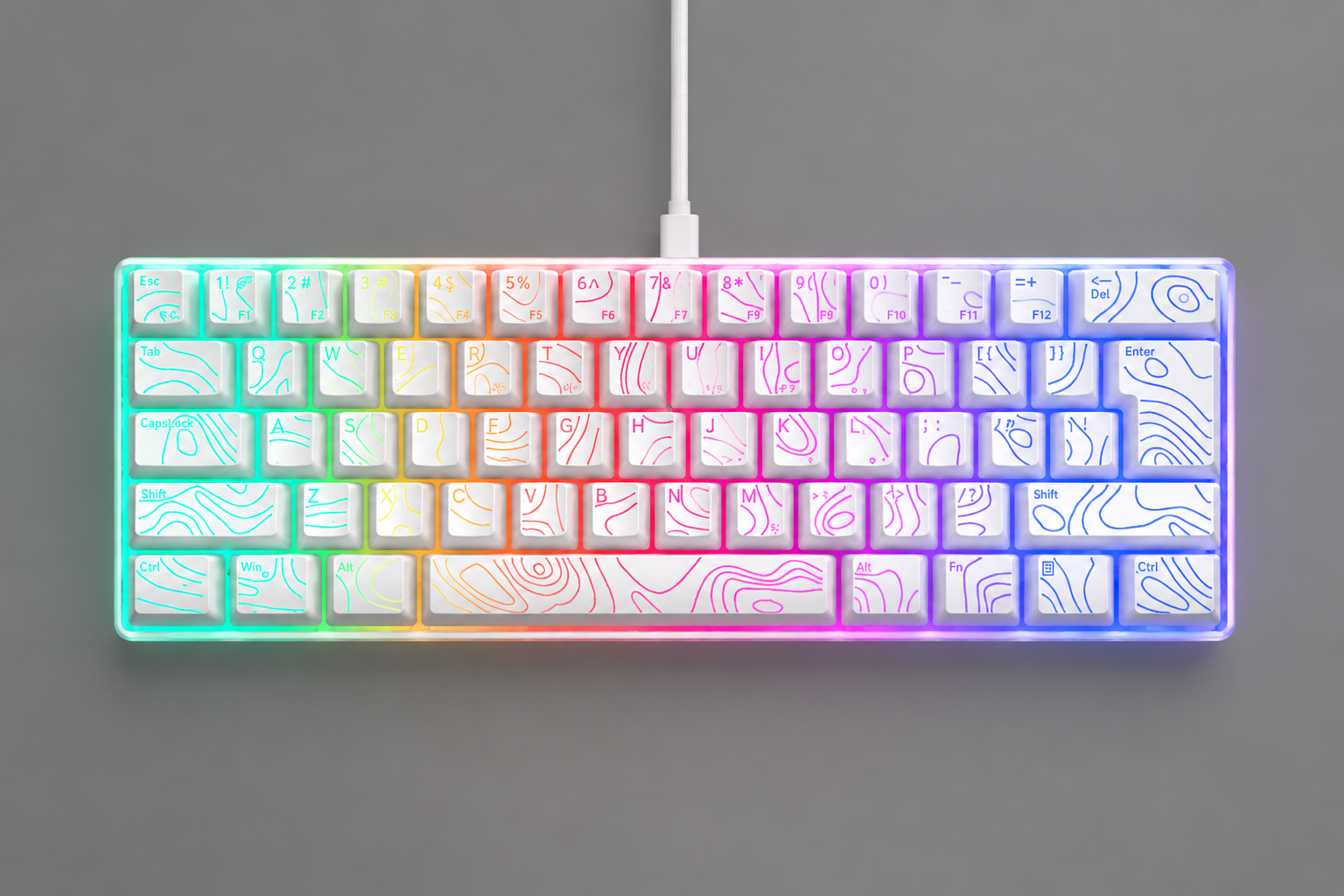 ShogunDesk Wave Keyboard
