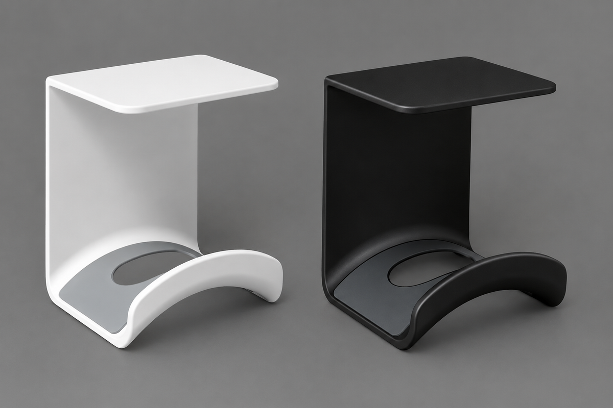 ShogunDesk  HeadPhone Holder Black/white