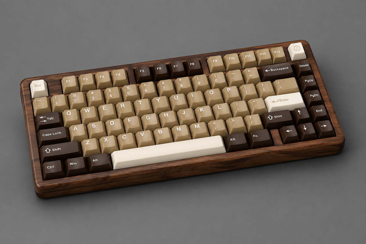 ShogunDesk Keyboard Coffee