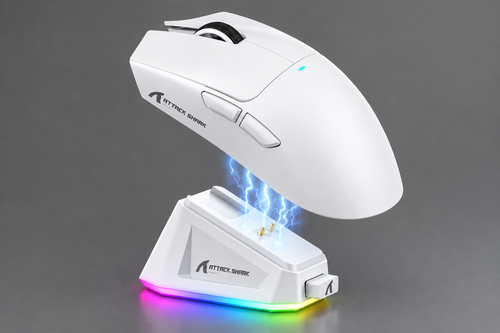 ShogunDesk Mouse Whit Charging Station